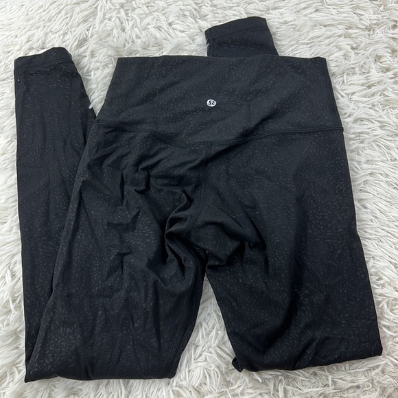 Lululemon Align Pant 28" Polar Shift Emboss Black - Picture 4 of 5